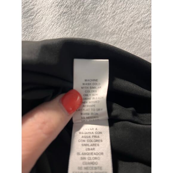 Maggy London One-Shoulder Midi Dress Sz 4 – Striped Colorful Cocktail Dress NWOT - Picture 10 of 10